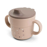 Done by Deer® Skodelica za učenje pitja Foodie Happy Dots Powder