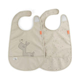 Done by Deer® Bib 2-pack Lalee Sand