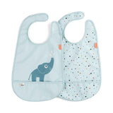 Done by Deer® Bib 2-pack Elphee Blue