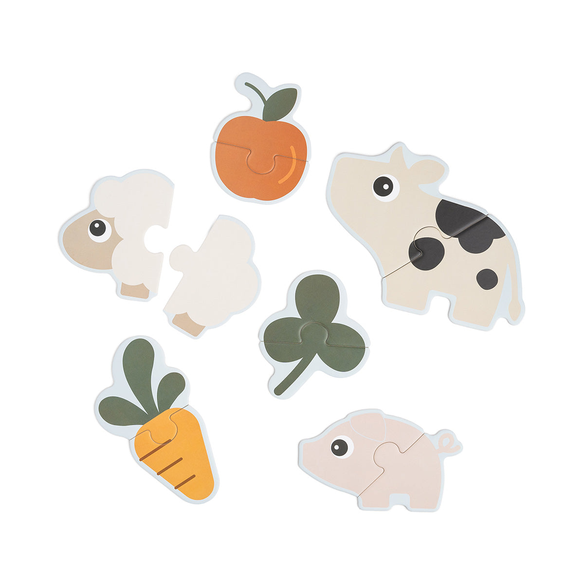 Done by Deer® Prva sestavljanka Tiny Farm Done by Deer