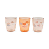 Done by Deer® Set 3 kozarčkov Yummy Happy Clouds Papaya