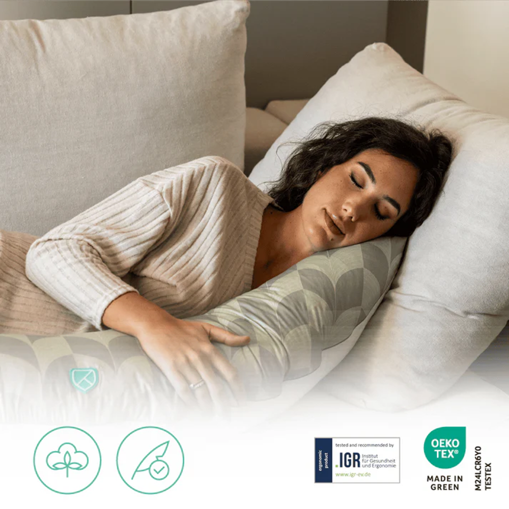 Koala Babycare® Blazina za nosečnice Hug+ Comfy Fan Green Koala Babycare