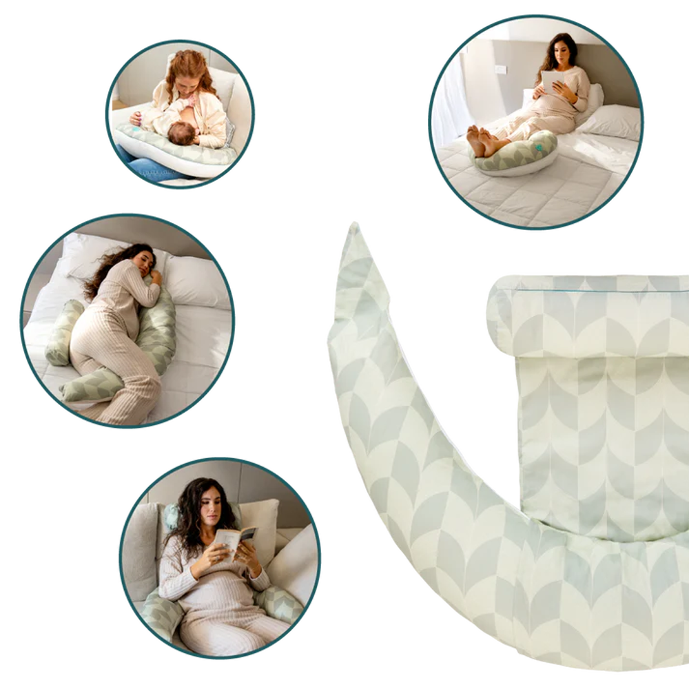 Koala Babycare® Blazina za nosečnice Hug+ Comfy Fan Green Koala Babycare