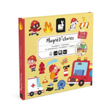 Janod® Libro Magnetico Firefighters
