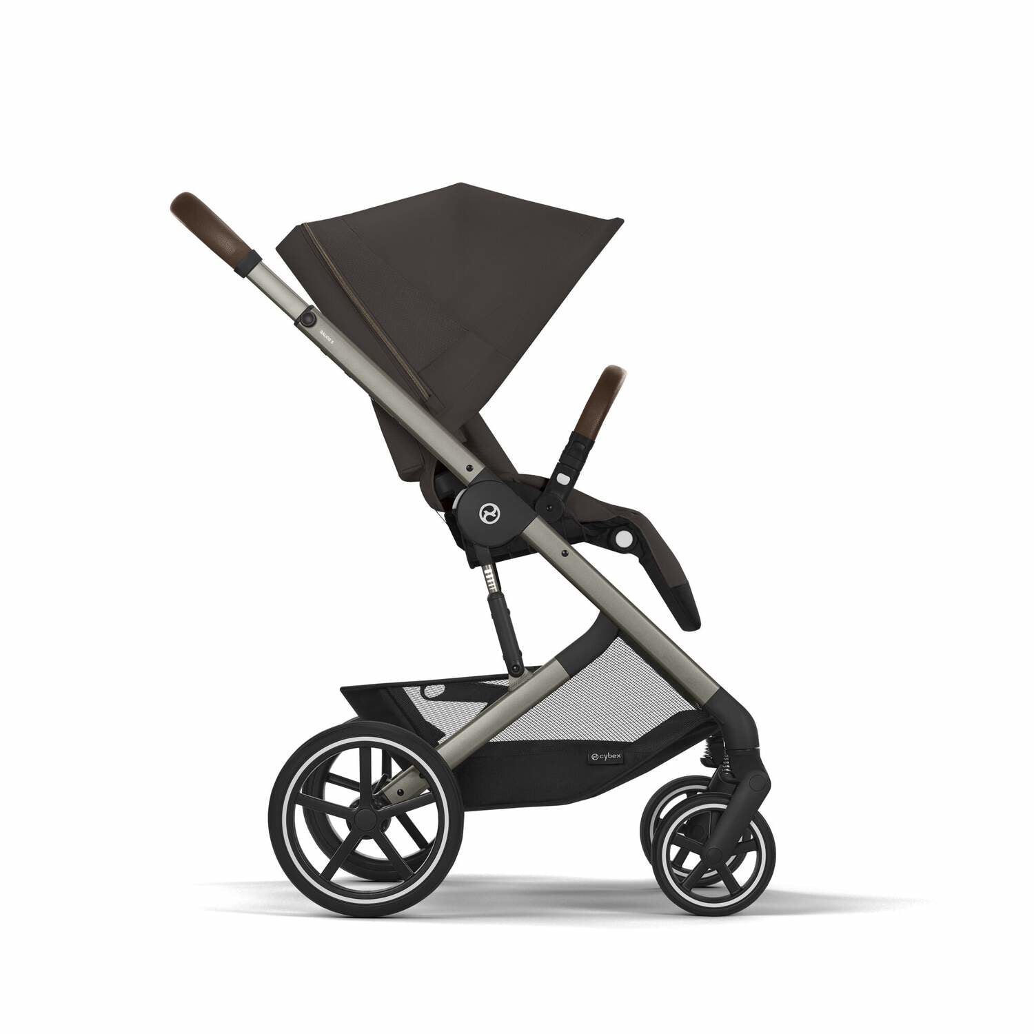 Cybex® Otroški voziček 3v1 Balios S Lux + Avtosedež Cloud G Chocolate Brown Cybex