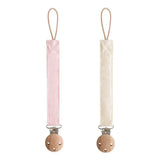 Mushie® Porta ciuccio 2 pz Blush/Cream