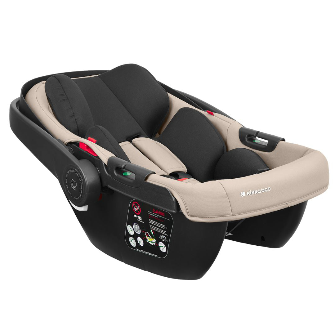 KikkaBoo® Otroški voziček s košaro 3v1 Mia Beige KikkaBoo