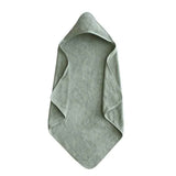 Mushie® Baby Hooded Towel Moss