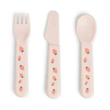 Done by Deer® Foodie cutlery set Tiny farm Powder