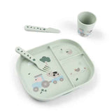 Done by Deer® Set pappa Foodie Tiny farm Green