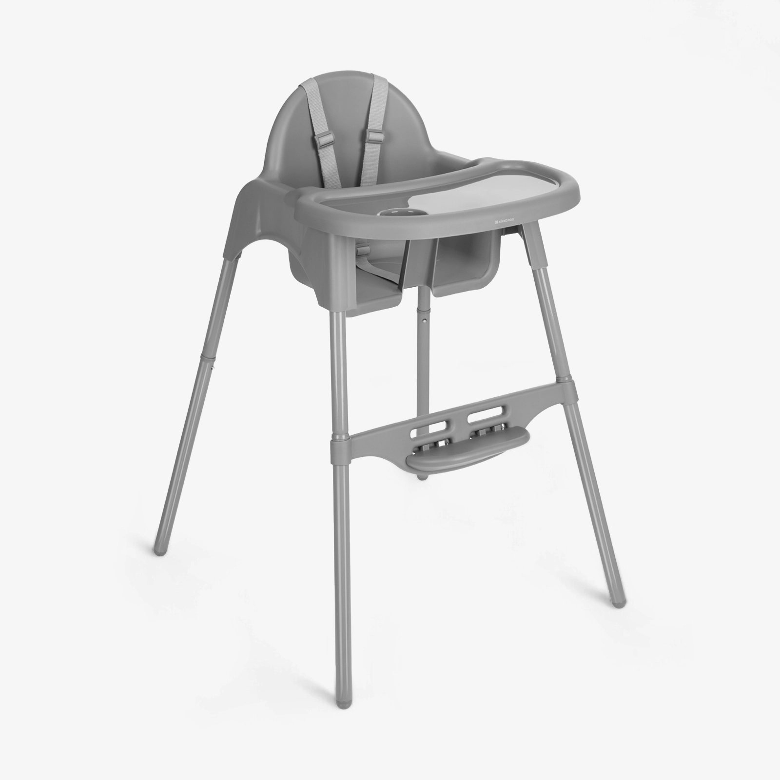 KikkaBoo® Otroški stol za hranjenje 2v1 Jammy Grey KikkaBoo