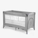 KikkaBoo® Baby cot 2 levels 125x65 So Gifted Grey
