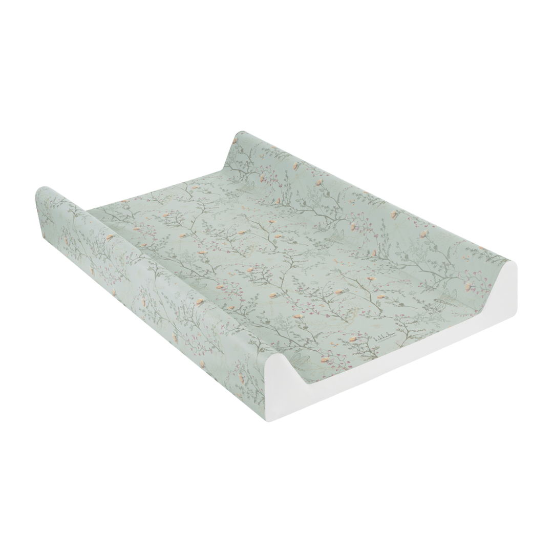 KikkaBoo® Trda previjalna podloga 70х50cm Secret Garden Green KikkaBoo