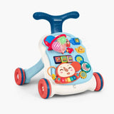 KikkaBoo® Chariot de marche 3-en-1 Play & Grow Blue
