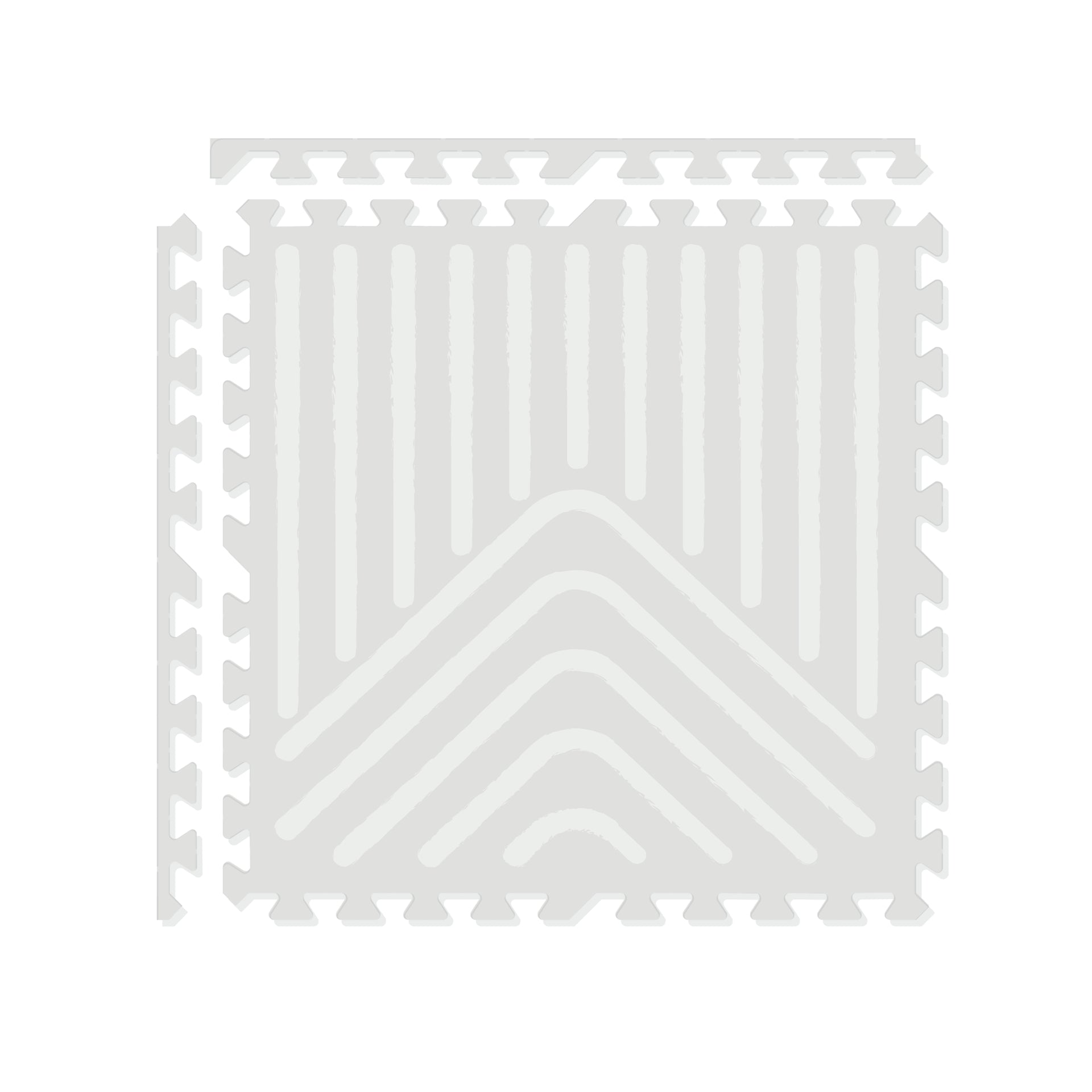 Evibell® Igralna podloga Puzzle 120x180 Lines Grey Evibell