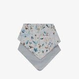 KikkaBoo® Set od 2 muslin podbradnjaka Dreamy Fields Grey