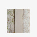 KikkaBoo® Tetra pleničke iz muslina 3 kosi 75x75 cm Secret Garden Beige