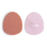 Mushie® Cradle Cap Brush-2 pack​ ​Rose/Soft Lilac