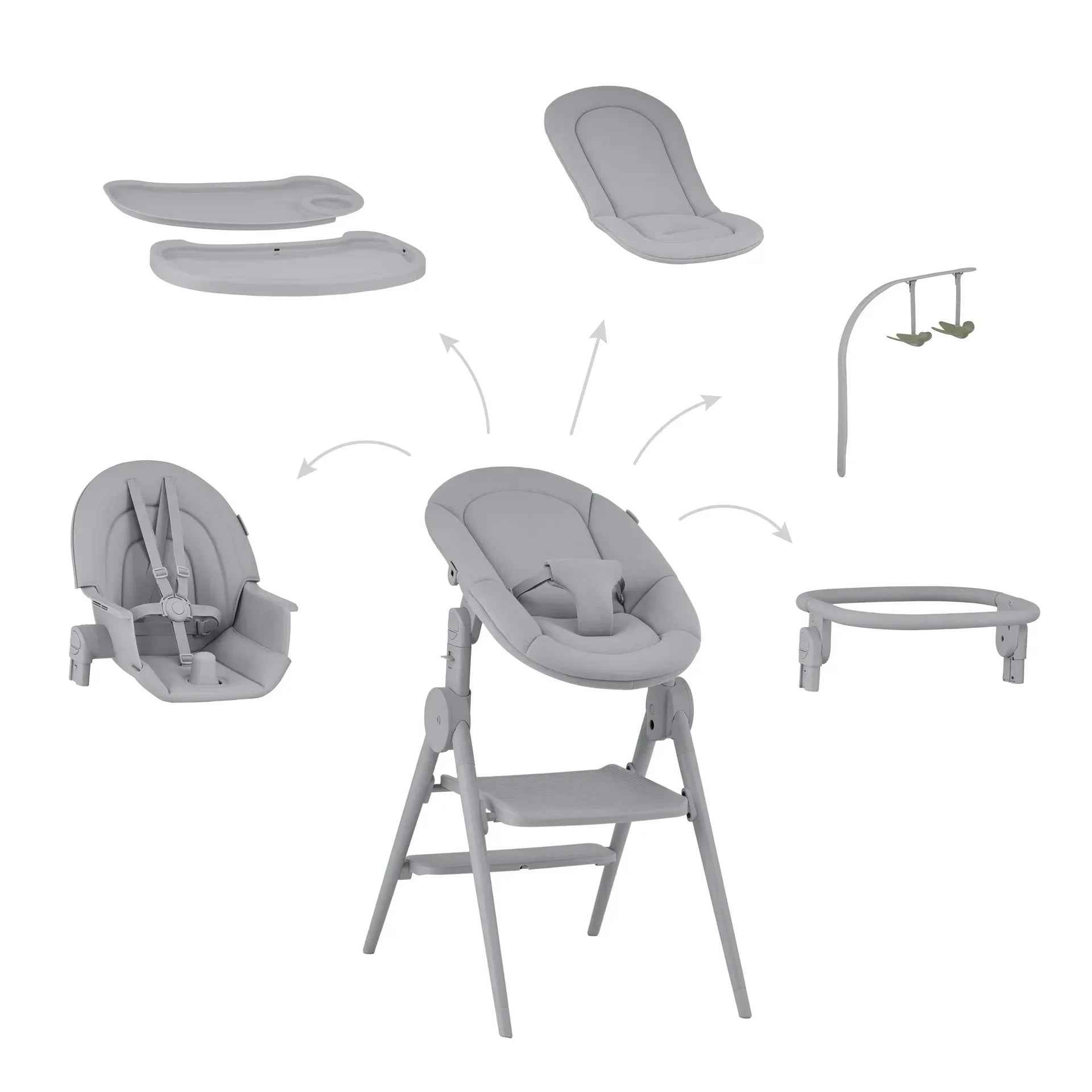 Anex® Stolček za hranjenje 3v1 Ozy Shade