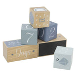 Label Label® Blocs en bois Blue