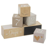 Label Label® Blocs en bois Nougat