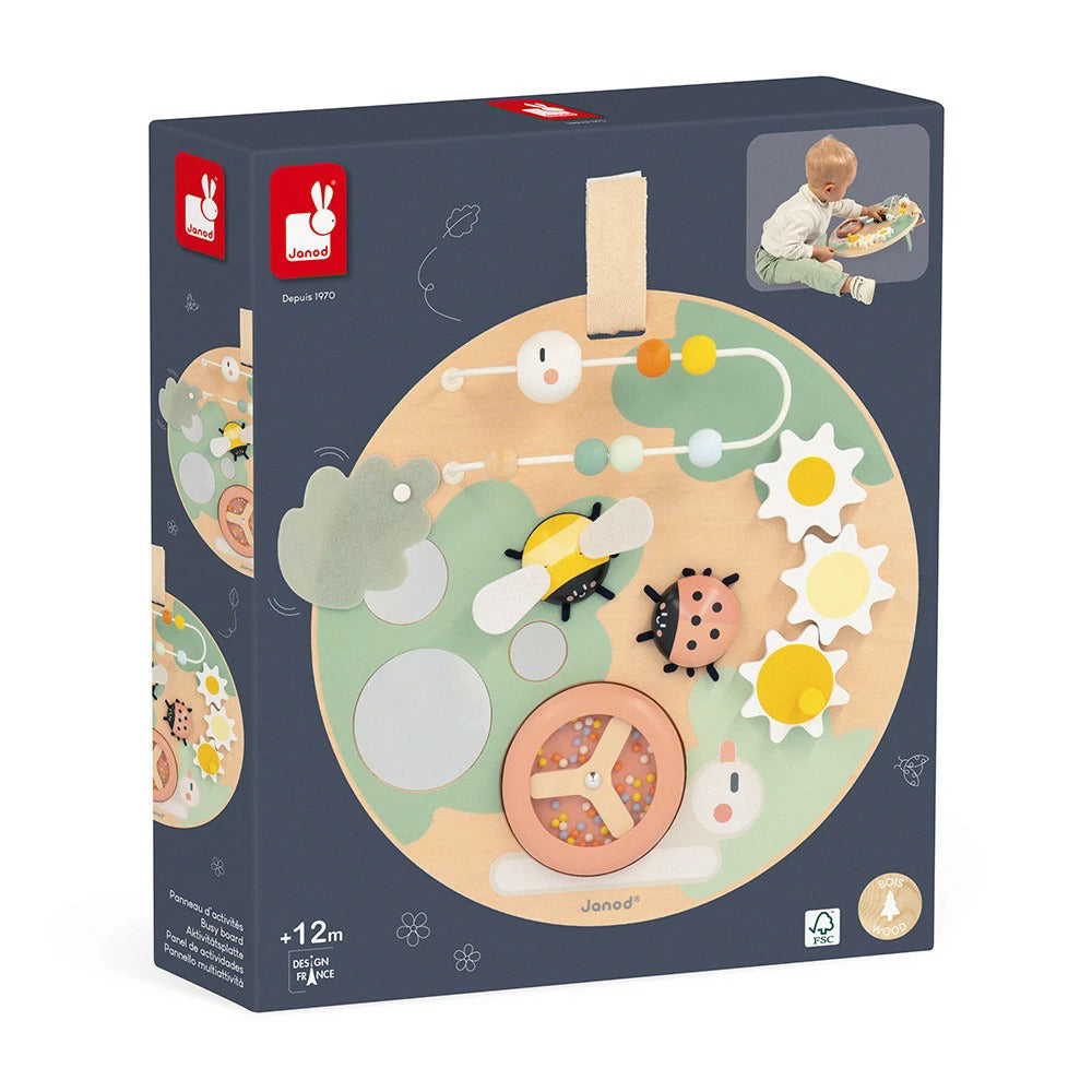 Janod® Lesena aktivnostna tabla Sweet Cocoon Janod