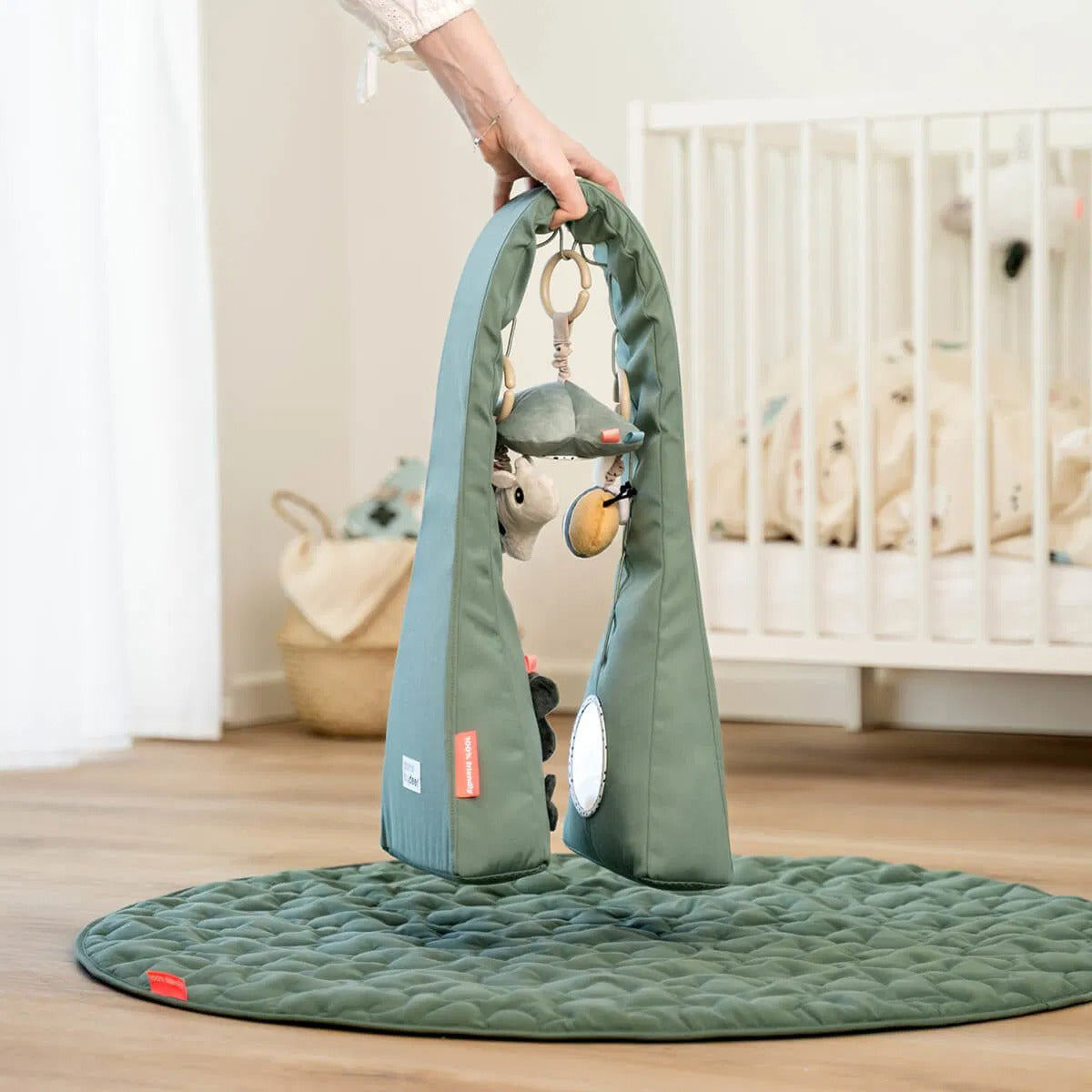 Done by Deer® Aktivnostni igralni lok Tiny Farm Done by Deer