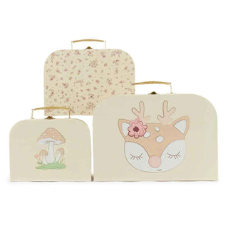Bieco® Kovček Ella vintage flowers 3 kos