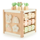 Bieco® Lesena aktivnostna kocka XXL Rabbit Fine
