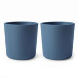 Mushie® Dinnerware Cup Set of 2 Twilight Blue