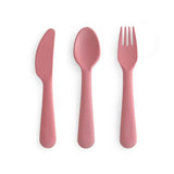 Mushie® Dječji pribor 3-dijelni Dusty Rose