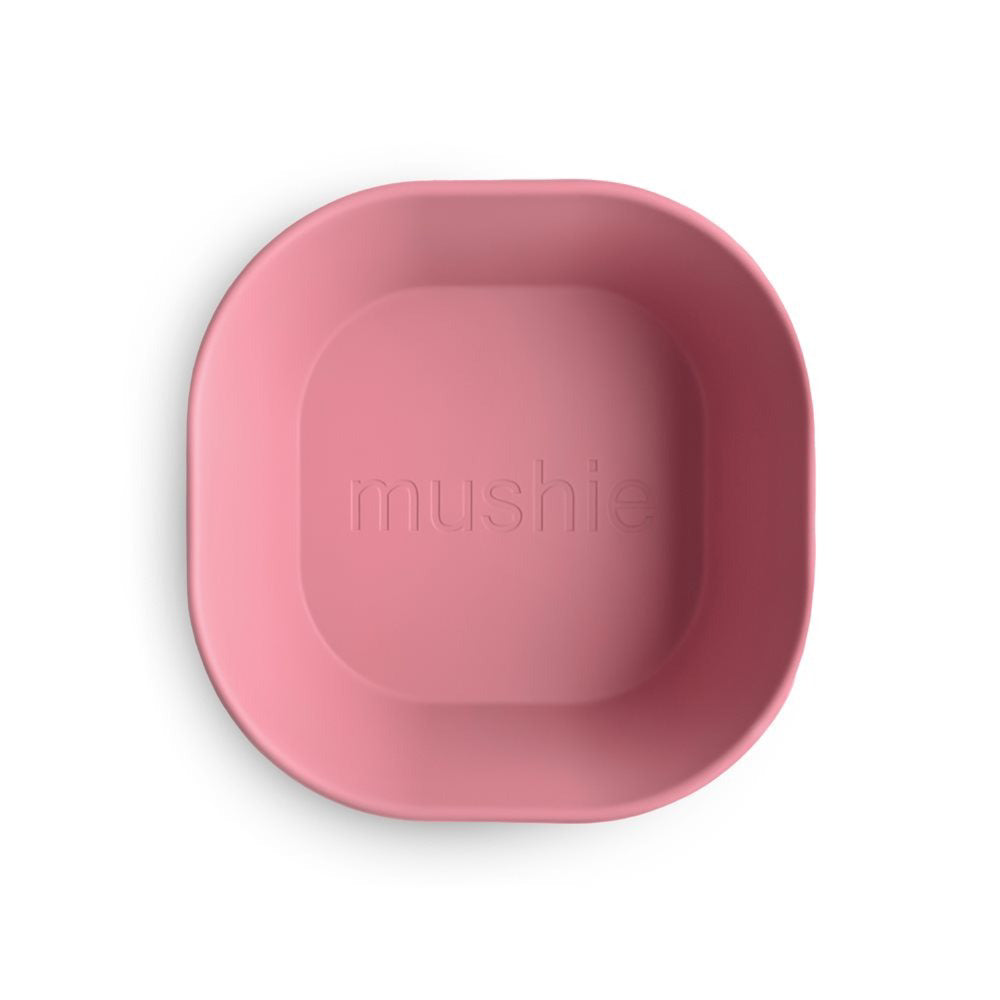 Mushie® Set dveh skledic Dusty Rose Mushie