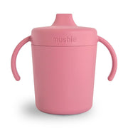 Mushie® Kozarček za učenje pitja Sippy Cup Dusty Rose Mushie