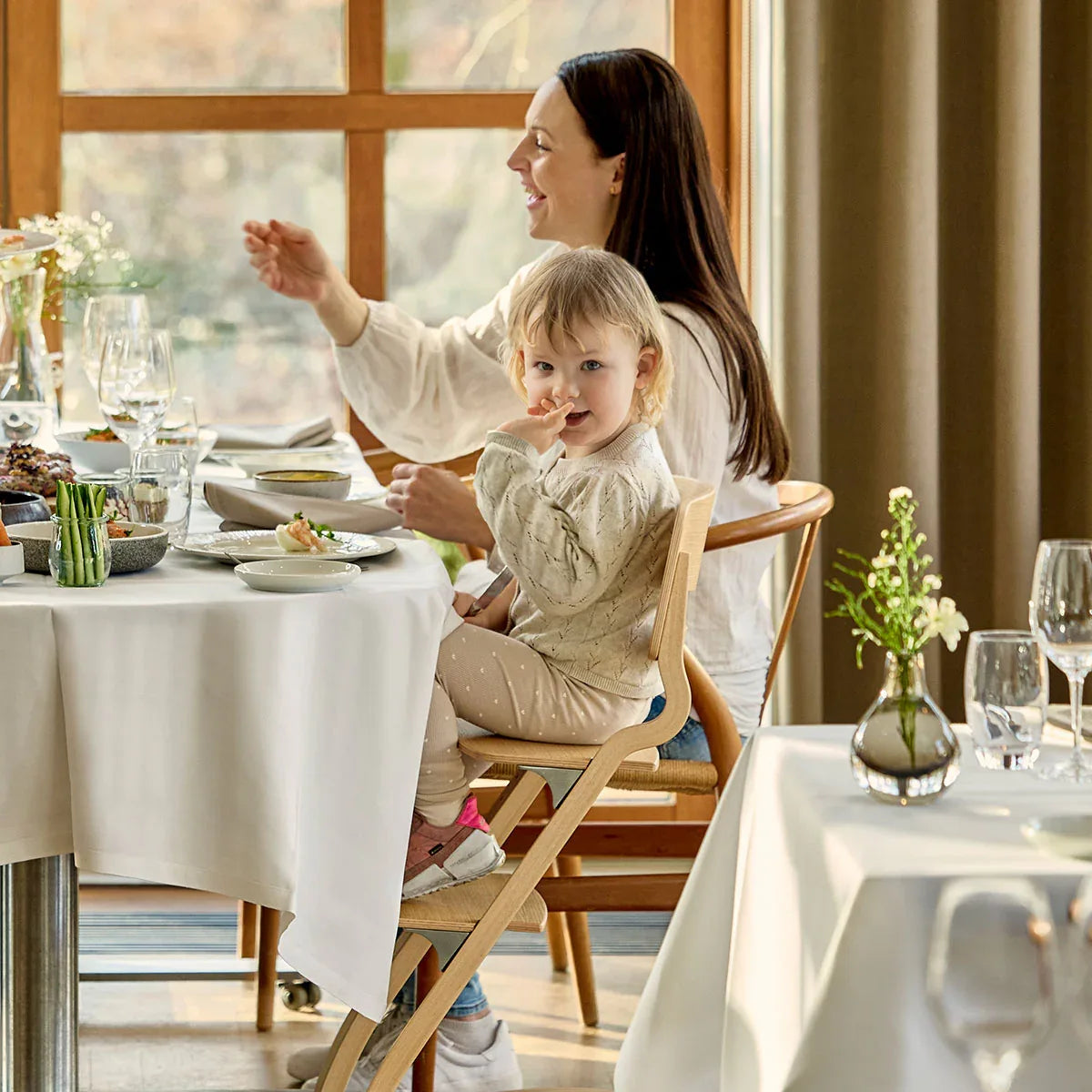 Leander® Otroški stol za hranjenje Louie™ Beech (Bukev) Natural Leander