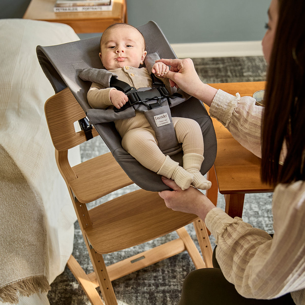 Leander® Otroški stol za hranjenje 4v1 Louie™ Oak (Hrast) Natural Leander