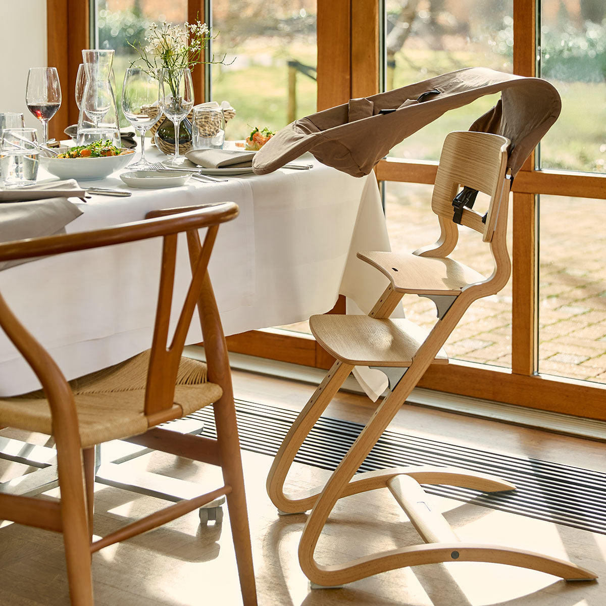 Leander® Otroški stol za hranjenje 4v1 Louie™ Beech (Bukev) Natural Leander