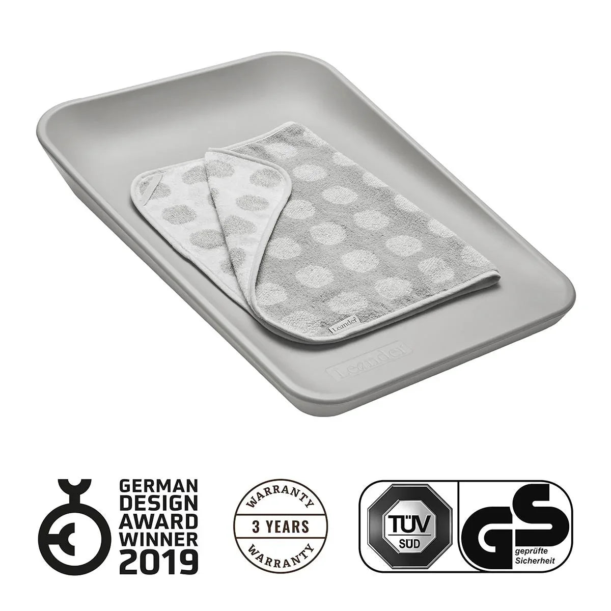 Leander® Previjalna podloga Matty™ Pearl Grey Leander