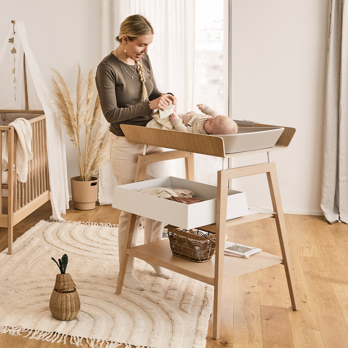 Leander® Predal za previjalno mizo Linea™ White Leander