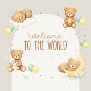 Voščilnica s kuverto Welcome to the World Evitas