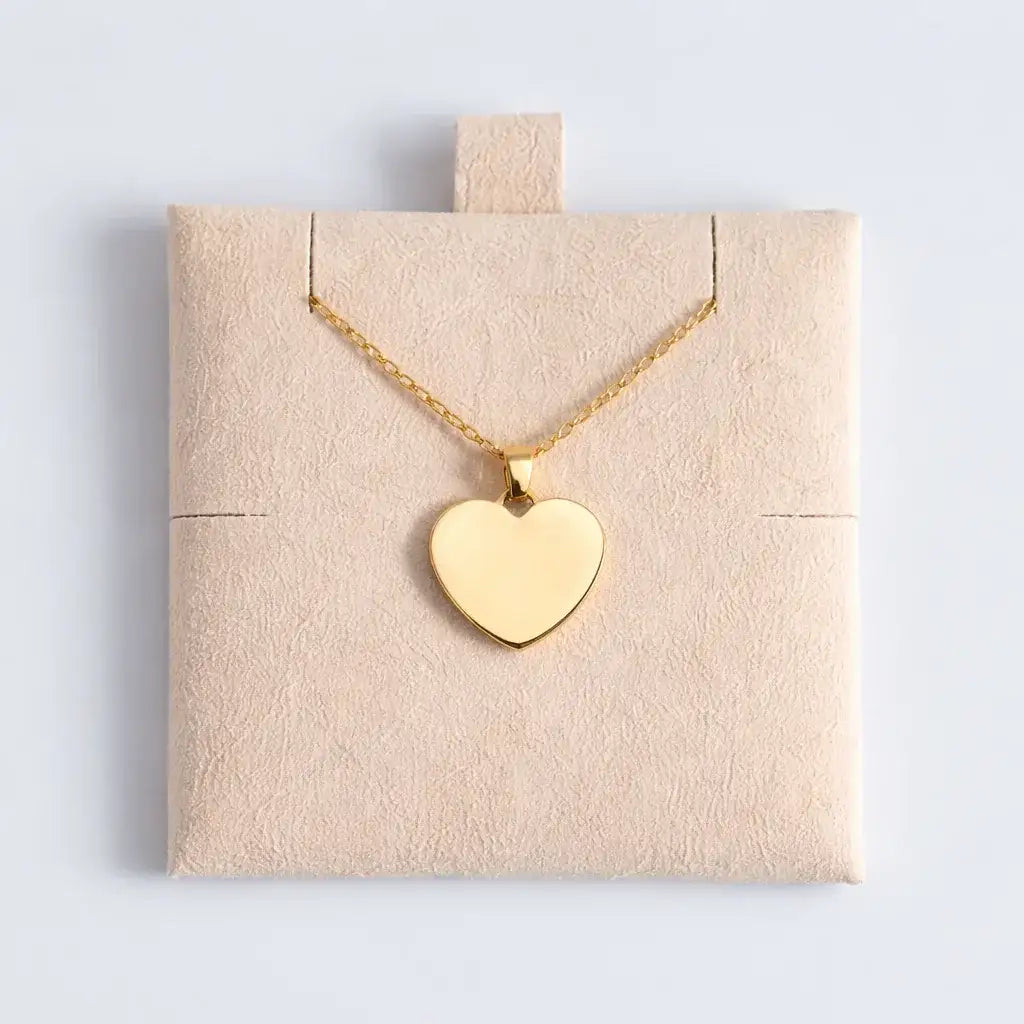 Atelya™ Personalizirana verižica z obeskom Heart Gold Atelya