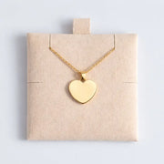 Atelya™ Personalizirana verižica z obeskom Heart Gold Atelya
