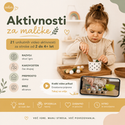 Aktivnosti za malčke - 21 unikatnih video aktivnosti za otroke od 2 do 4+ let Evitas