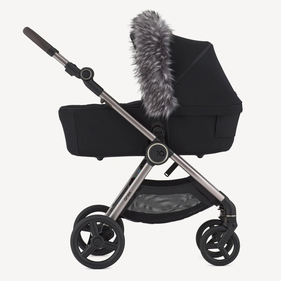 Anex® Dodatek za voziček umetno krzno Fur Black Anex