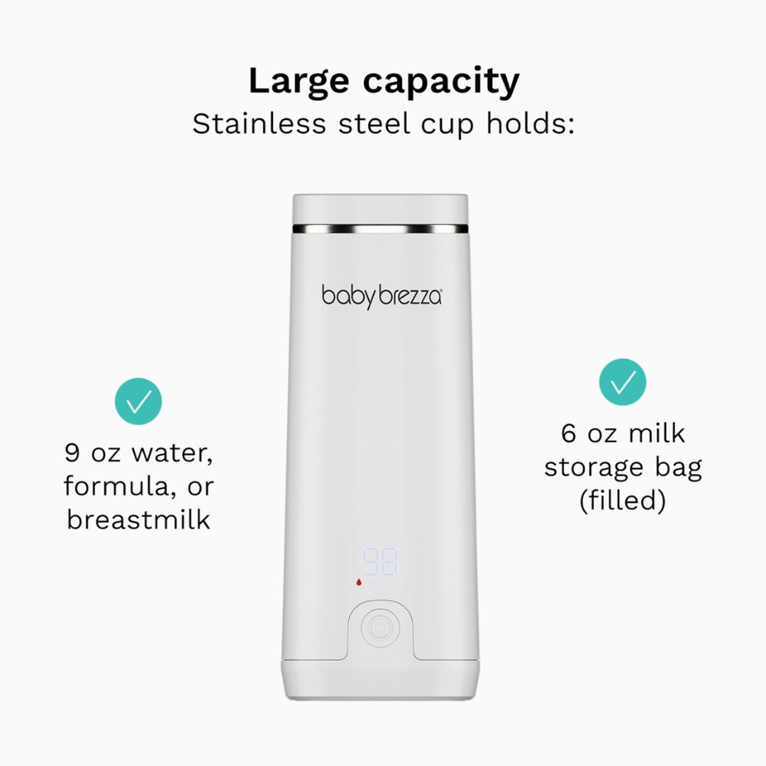 Baby Brezza® Prenosni grelnik stekleničk SuperFast White – slika 2