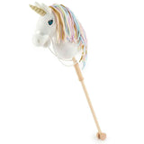 Bieco® Unicorno peluche con bastone Rainbow