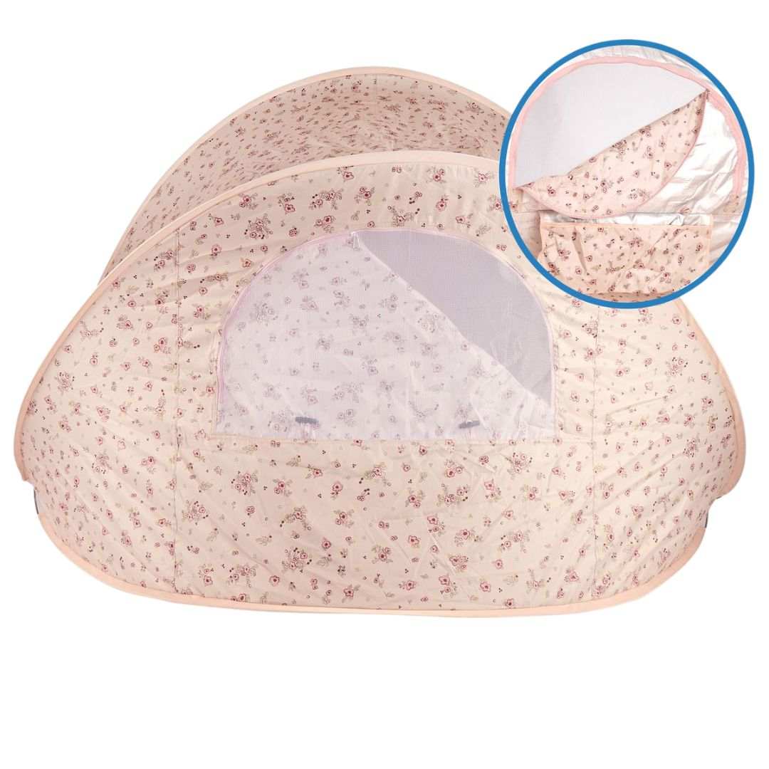 Bieco® Šotor za na plažo z UV 40+ zaščito Dreamy Flowers Bieco
