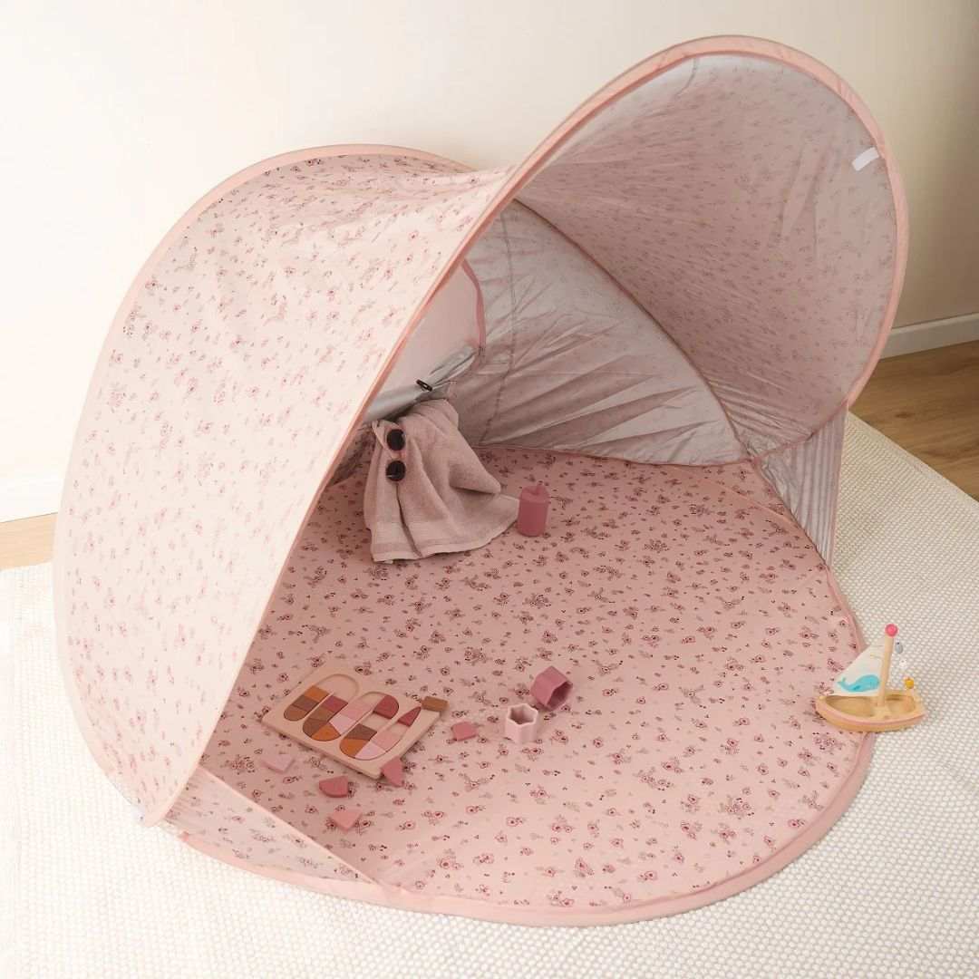 Bieco® Šotor za na plažo z UV 40+ zaščito Dreamy Flowers Bieco