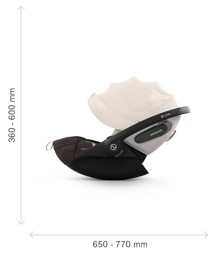 Cybex Cloud S dimenzije stransko