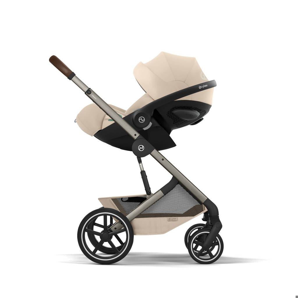 Cybex® Otroški voziček s košaro 2v1 Balios S Lux Almond Beige (Taupe Frame)