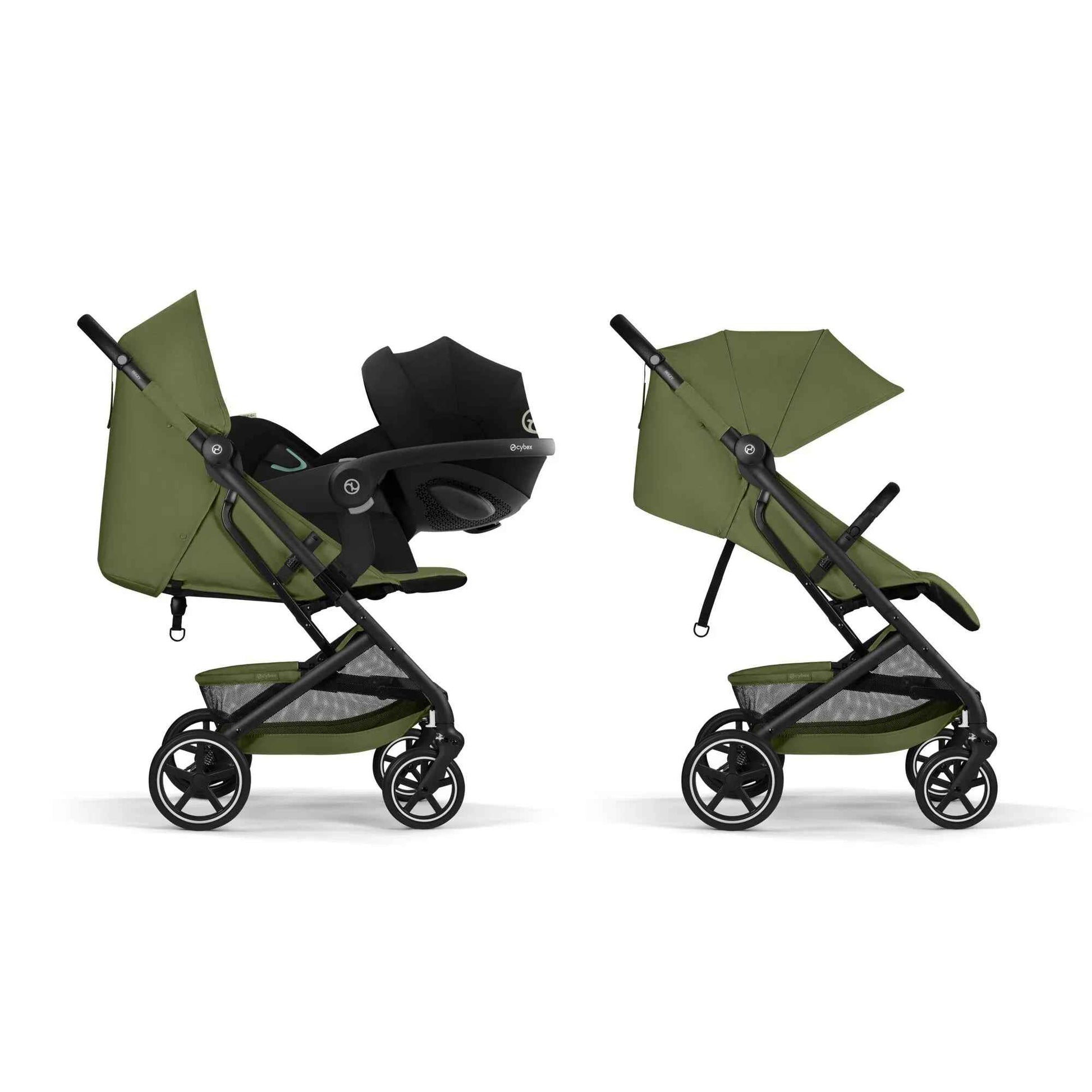 Cybex® Otroški voziček Beezy™ BLK Moss Green Cybex